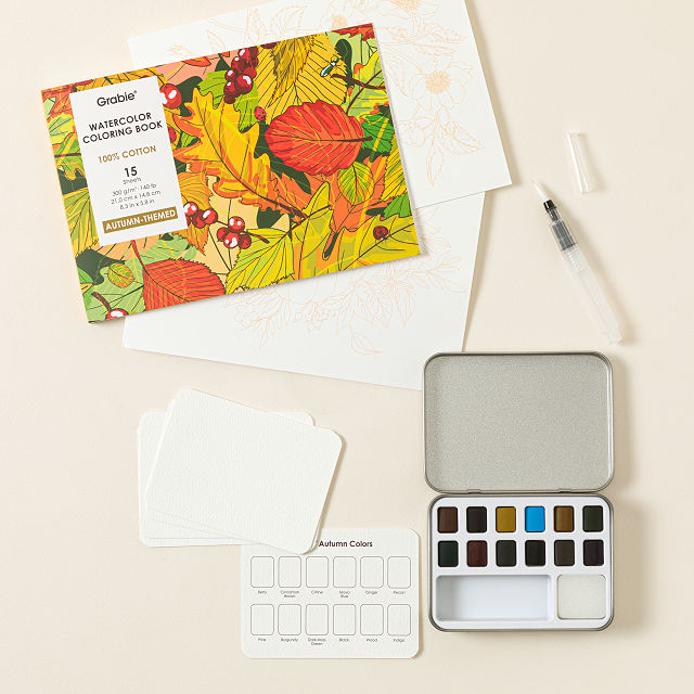 Watercolor Weather Cozy Fall Watercolor Set