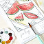 Year of Guided Watercolor Painting Desk Calendar thumbnail 2