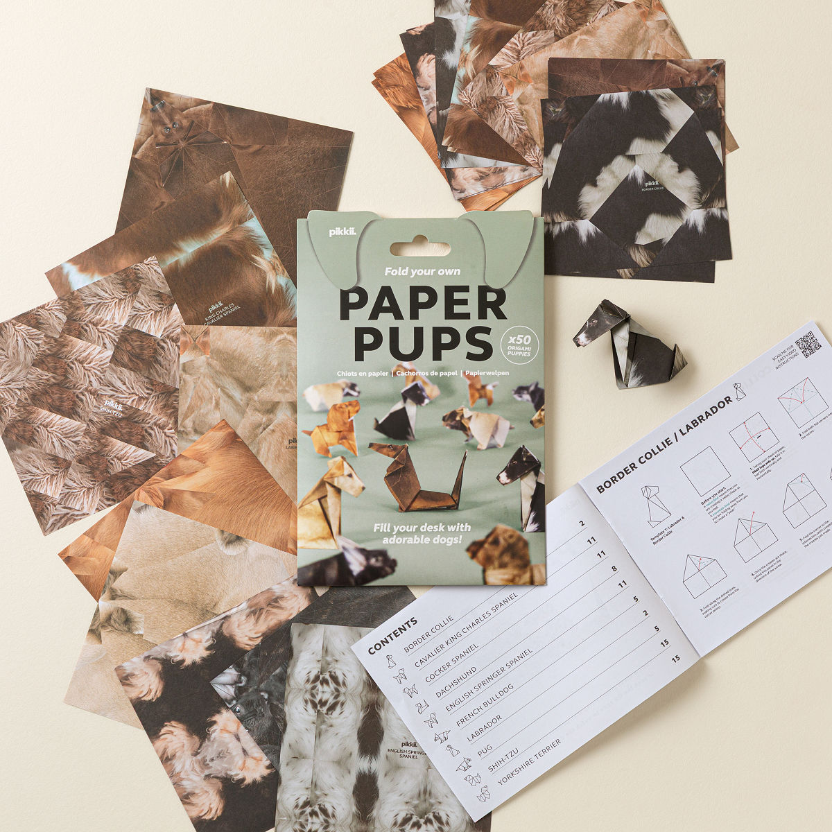 Paper Pup Desk Companions