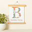 Embroidered Monogram Nursery Wall Art thumbnail 3