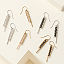 Rough Diamond Bar Earrings thumbnail 1