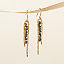 Rough Diamond Bar Earrings thumbnail 3