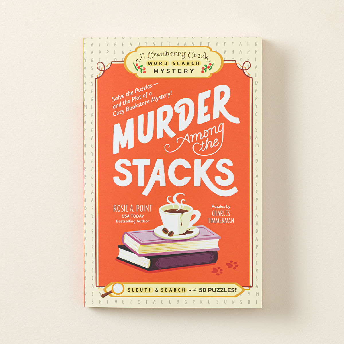 Cranberry Creek Cozy Mystery Word Search Book - Murder Among the Stacks