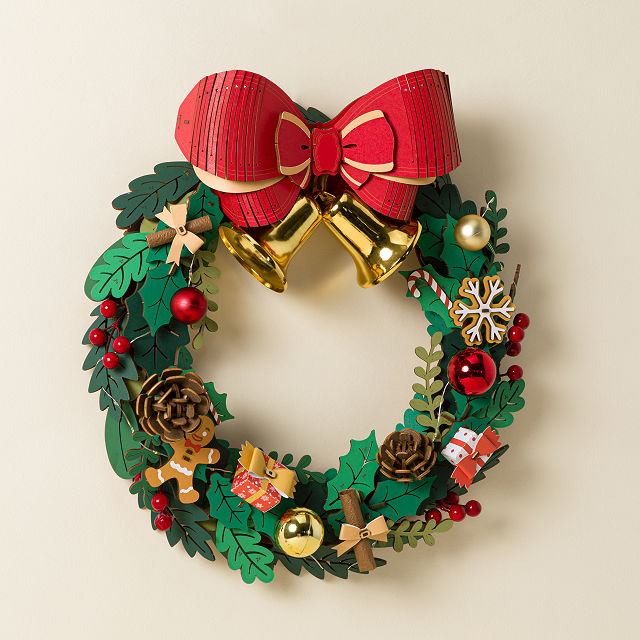DIY Everlasting Holiday Wreath Build Kit