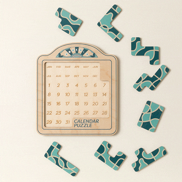 Daily Puzzle Challenge Perpetual Calendar