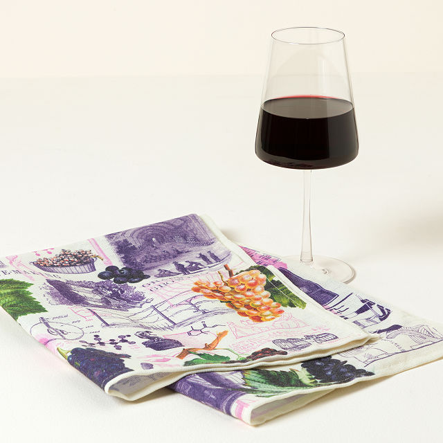 The Science of Wine Dish Towel