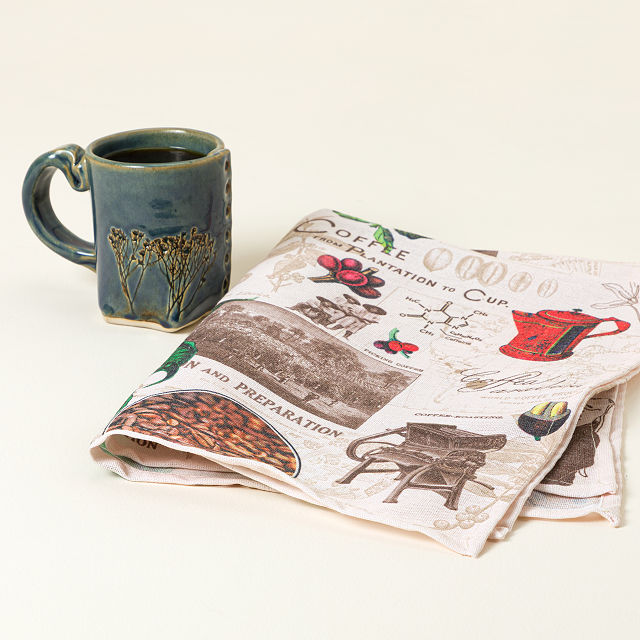 The Science of Coffee Dish Towel