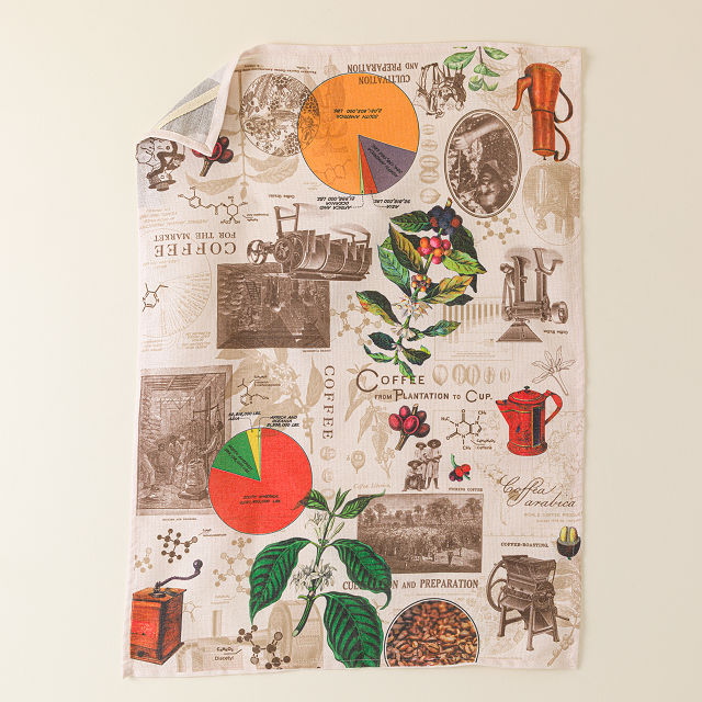 The Science of Coffee Dish Towel