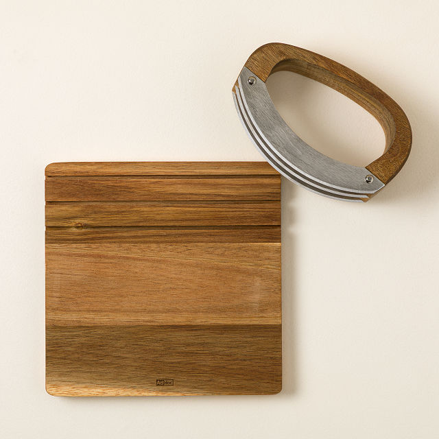 Mezzaluna Chop & Serve Set