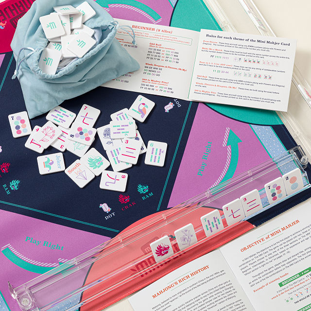 Family Learn to Play Mahjong Set