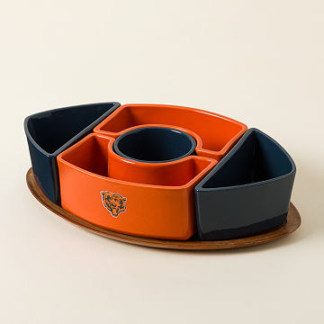 NFL Game Day Ceramic Serving Set