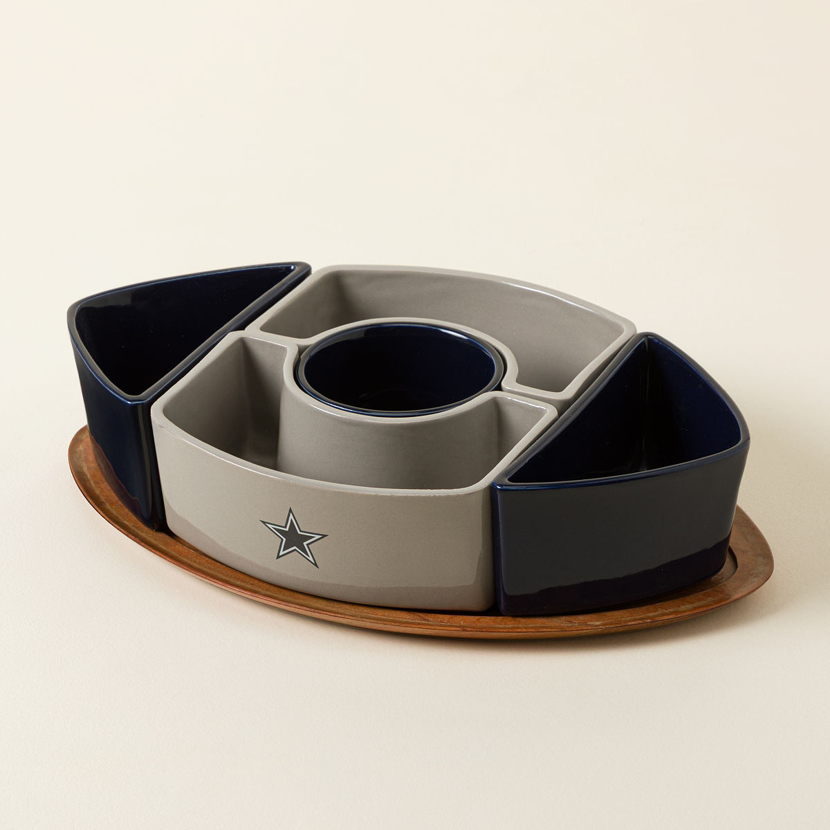 NFL Game Day Ceramic Serving Set - Dallas Cowboys
