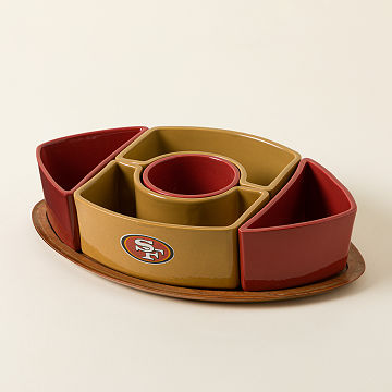 NFL Game Day Ceramic Serving Set
