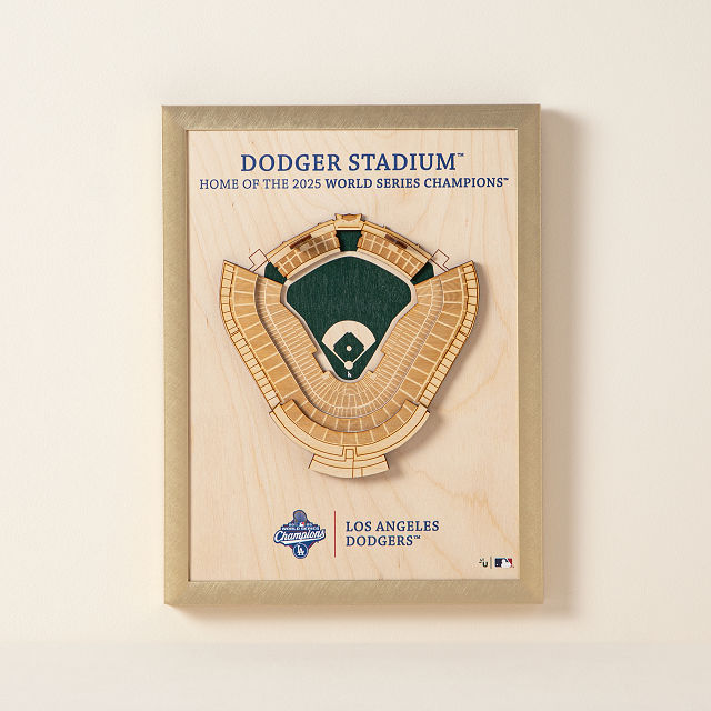 Dodgers' 2025 World Series Champions Stadium Art