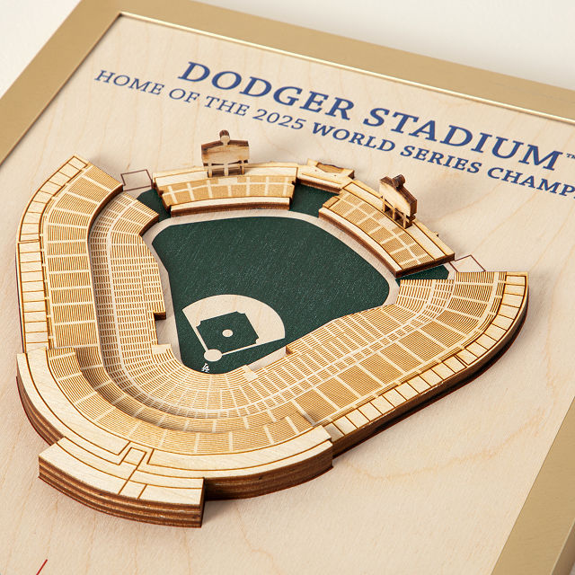 Dodgers' 2025 World Series Champions Stadium Art