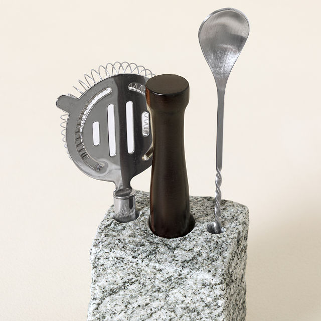 Stone Bartender's Tool Set