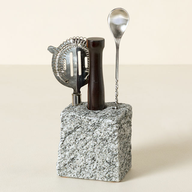 Stone Bartender's Tool Set