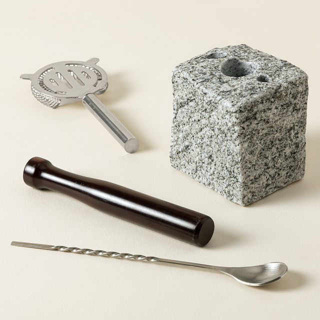 Stone Bartender's Tool Set