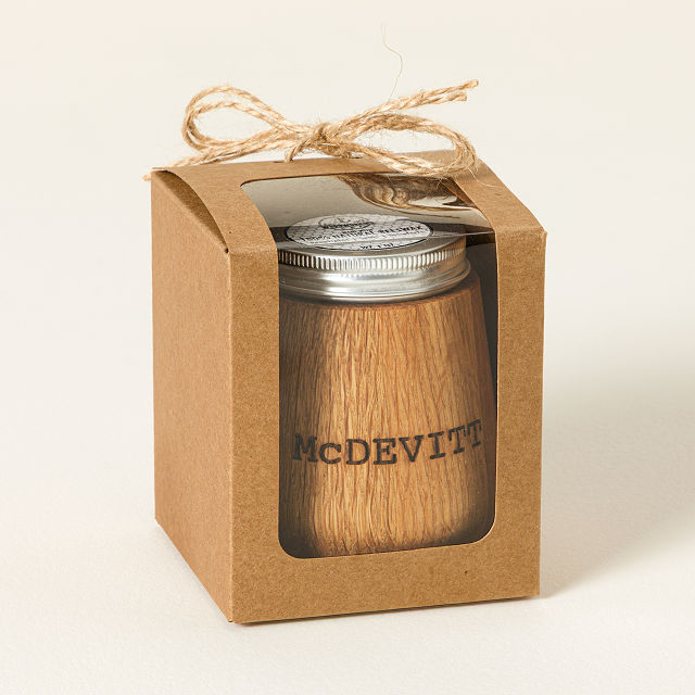 Personalized Charred Oak Whiskey Tumbler
