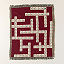 Personalized Christmas Crossword Throw Blanket thumbnail 1