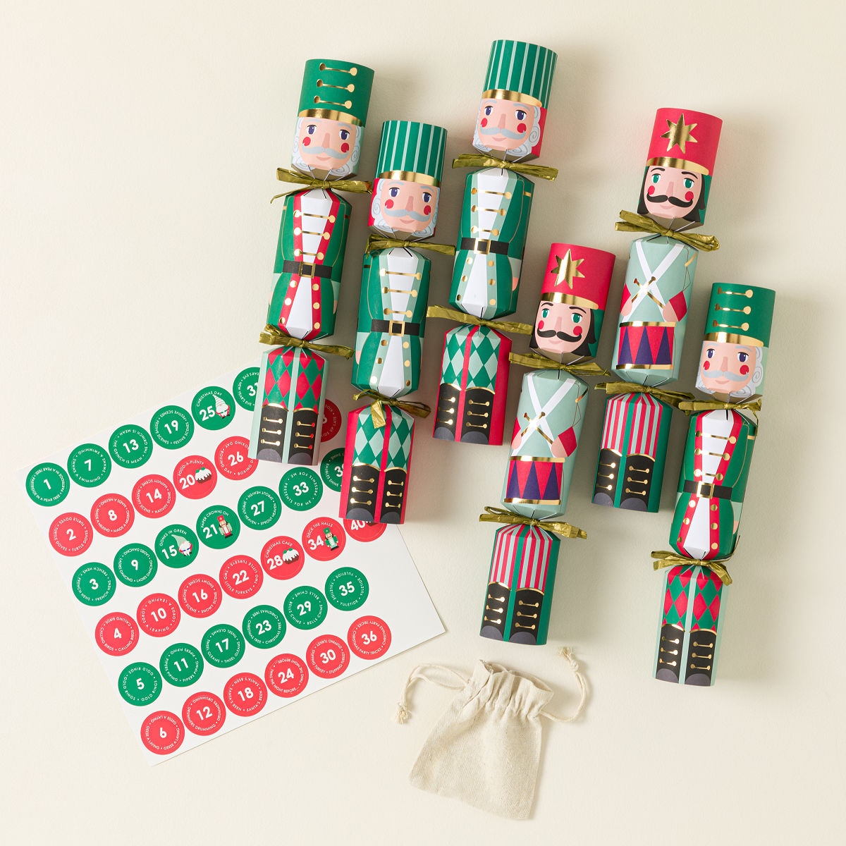 Family Game Night Christmas Crackers - Nutcracker