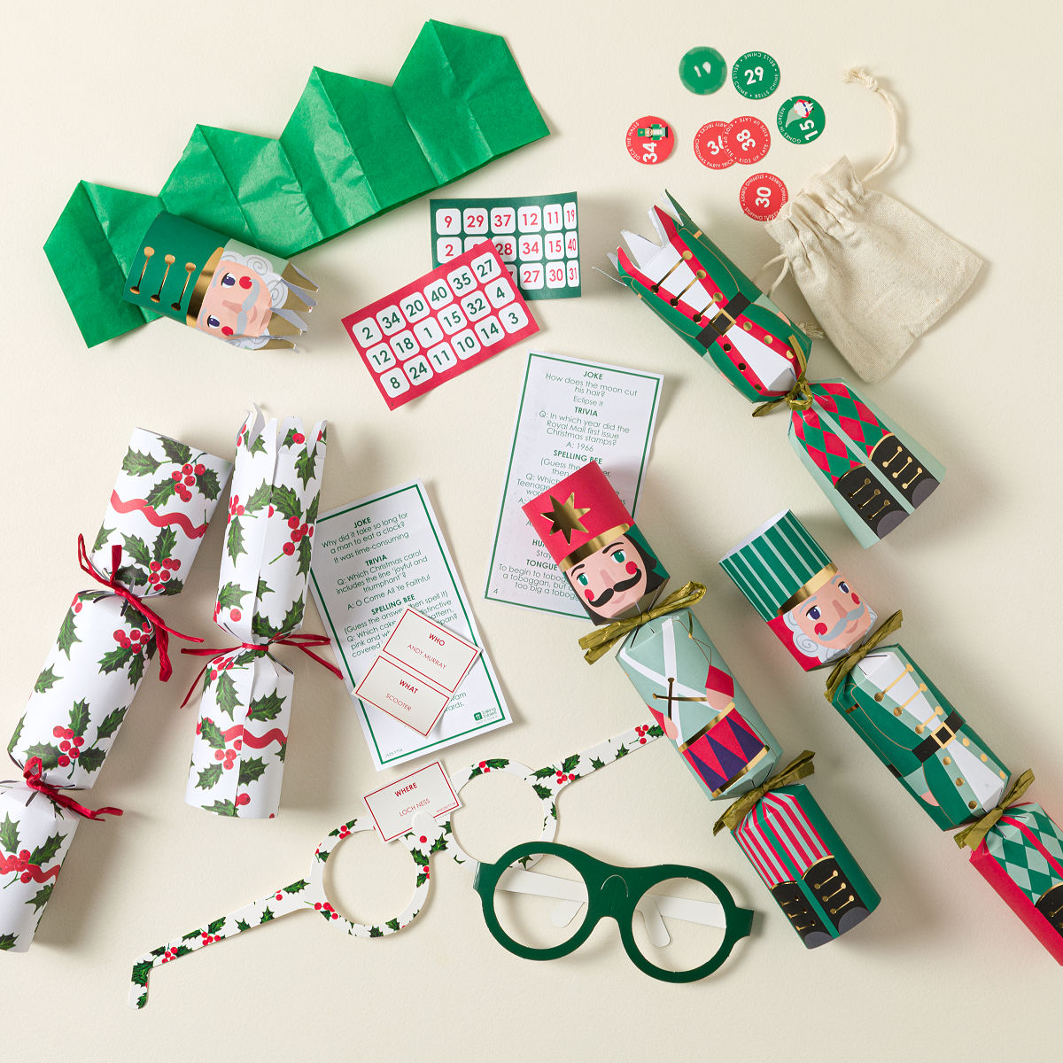 Family Game Night Christmas Crackers