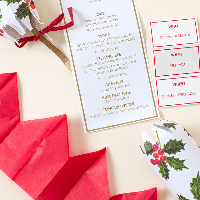 Family Game Night Christmas Crackers