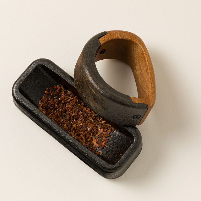 Cast Iron Rocking Mortar & Pestle
