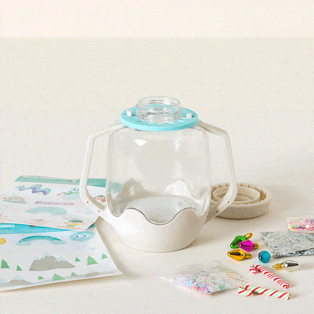 Snow Globe Light Up Sensory Jar Play Set