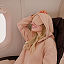 Built-In Sleep Mask Travel Hoodie thumbnail 1