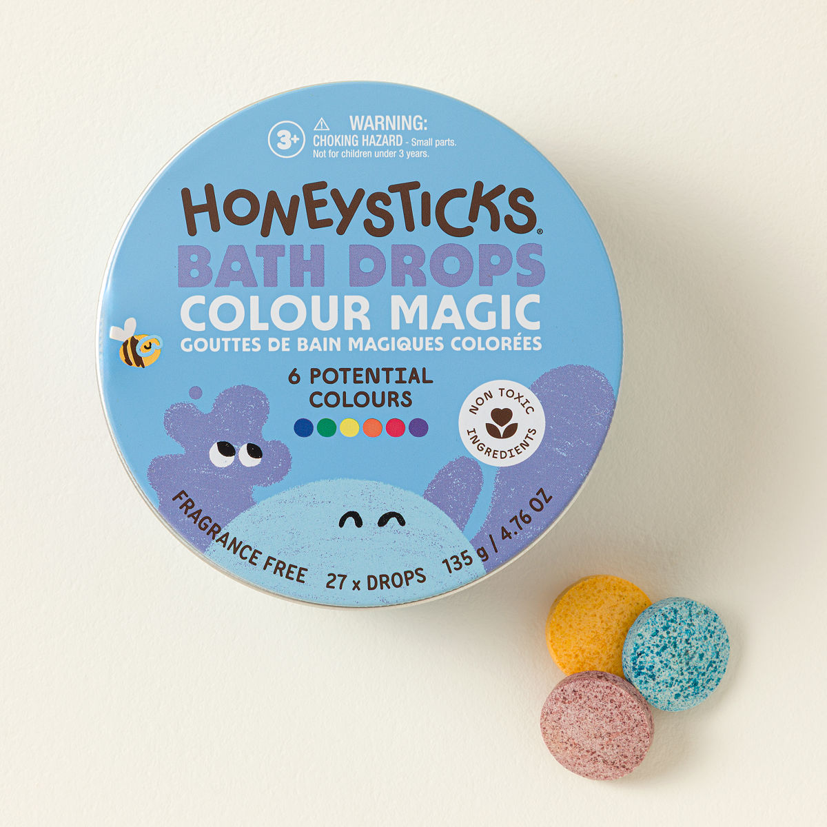 Magic Color Mixing Bath Bubbles or Fizzies - Color Mixing Bath Fizzies - 27 count