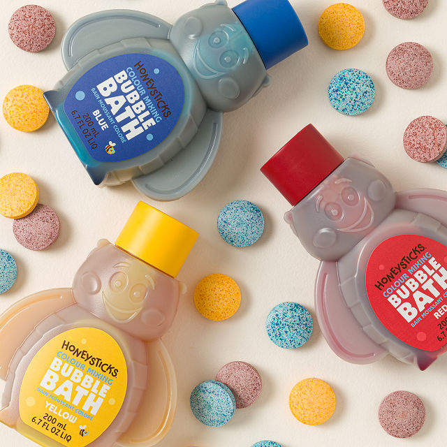 Magic Color Mixing Bath Bubbles or Fizzies