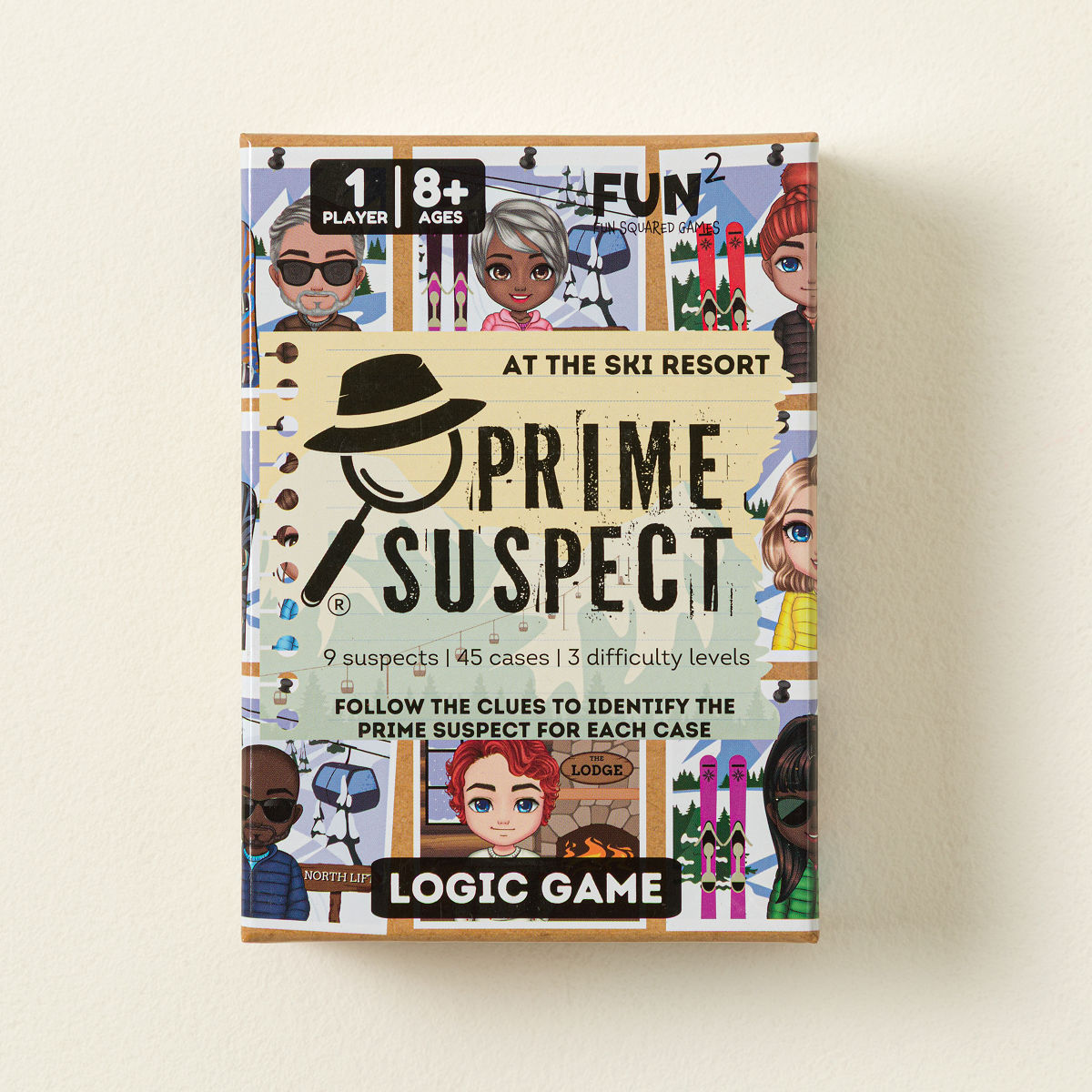 Prime Suspect Directional Logic Game - At the Ski Resort