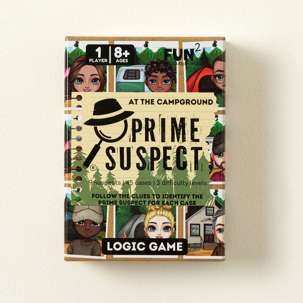Prime Suspect Directional Logic Game - At the Campground
