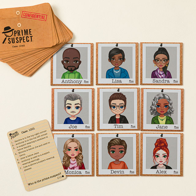 Prime Suspect Directional Logic Game