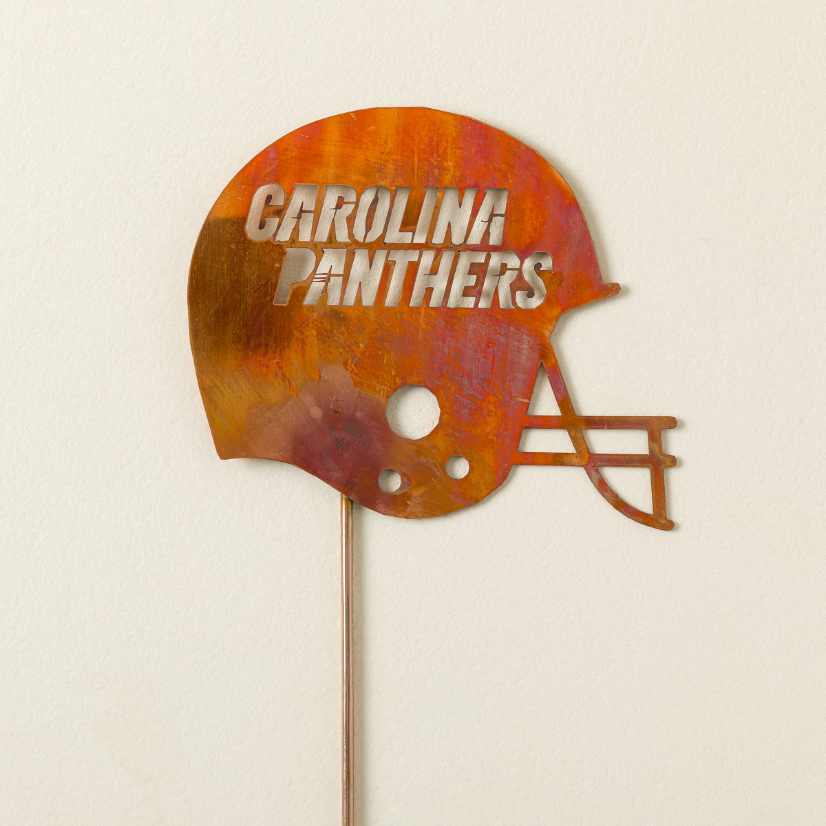 NFL Helmet Garden Stakes - Carolina Panthers