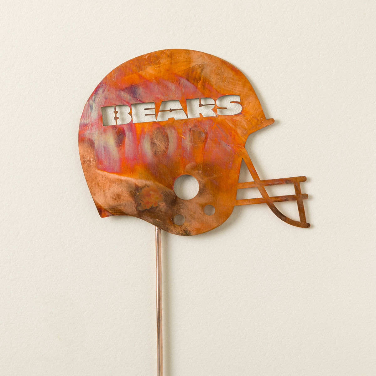 NFL Helmet Garden Stakes - Chicago Bears
