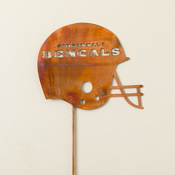 NFL Helmet Garden Stakes