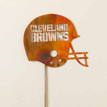 NFL Helmet Garden Stakes