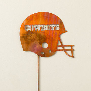 NFL Helmet Garden Stakes