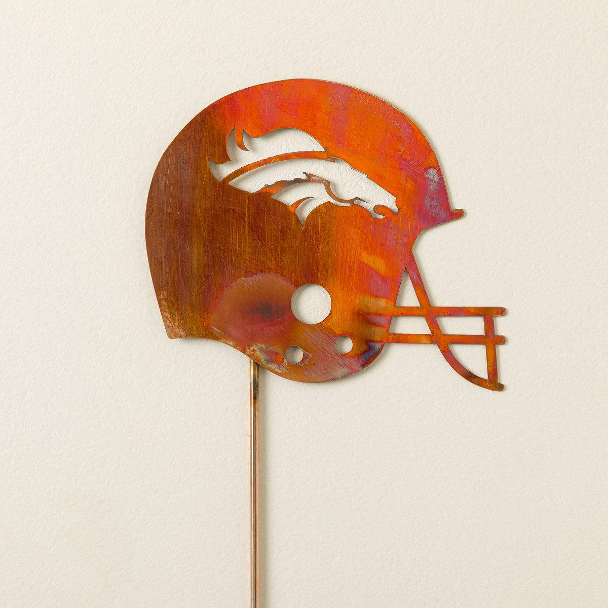 NFL Helmet Garden Stakes - Denver Broncos