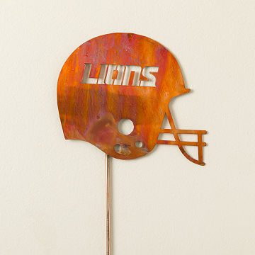 NFL Helmet Garden Stakes