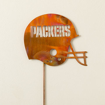 NFL Helmet Garden Stakes