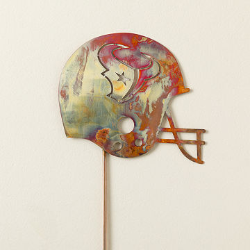 NFL Helmet Garden Stakes