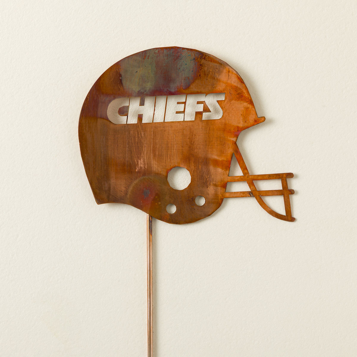 NFL Helmet Garden Stakes - Kansas City Chiefs