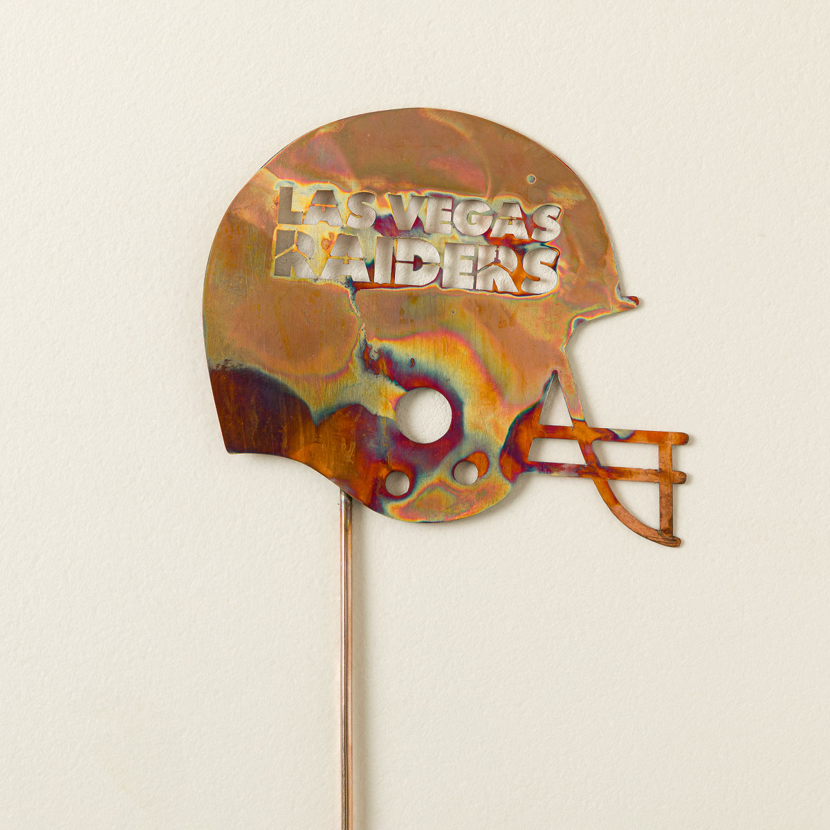 NFL Helmet Garden Stakes - Las Vegas Raiders
