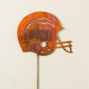 NFL Helmet Garden Stakes
