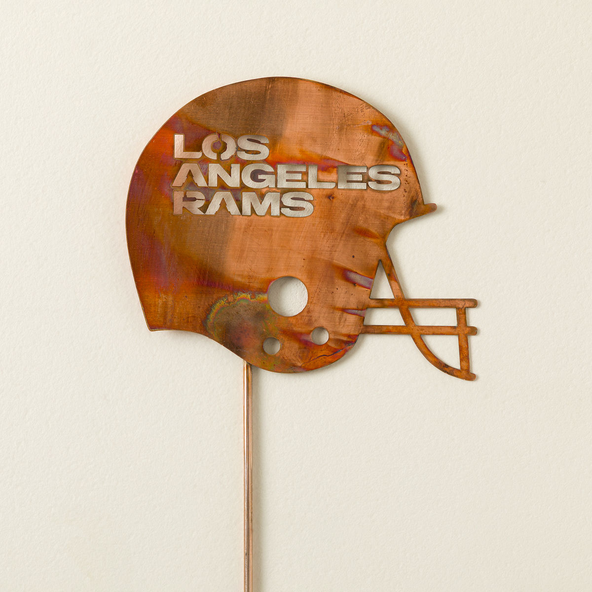 NFL Helmet Garden Stakes - Los Angeles Rams