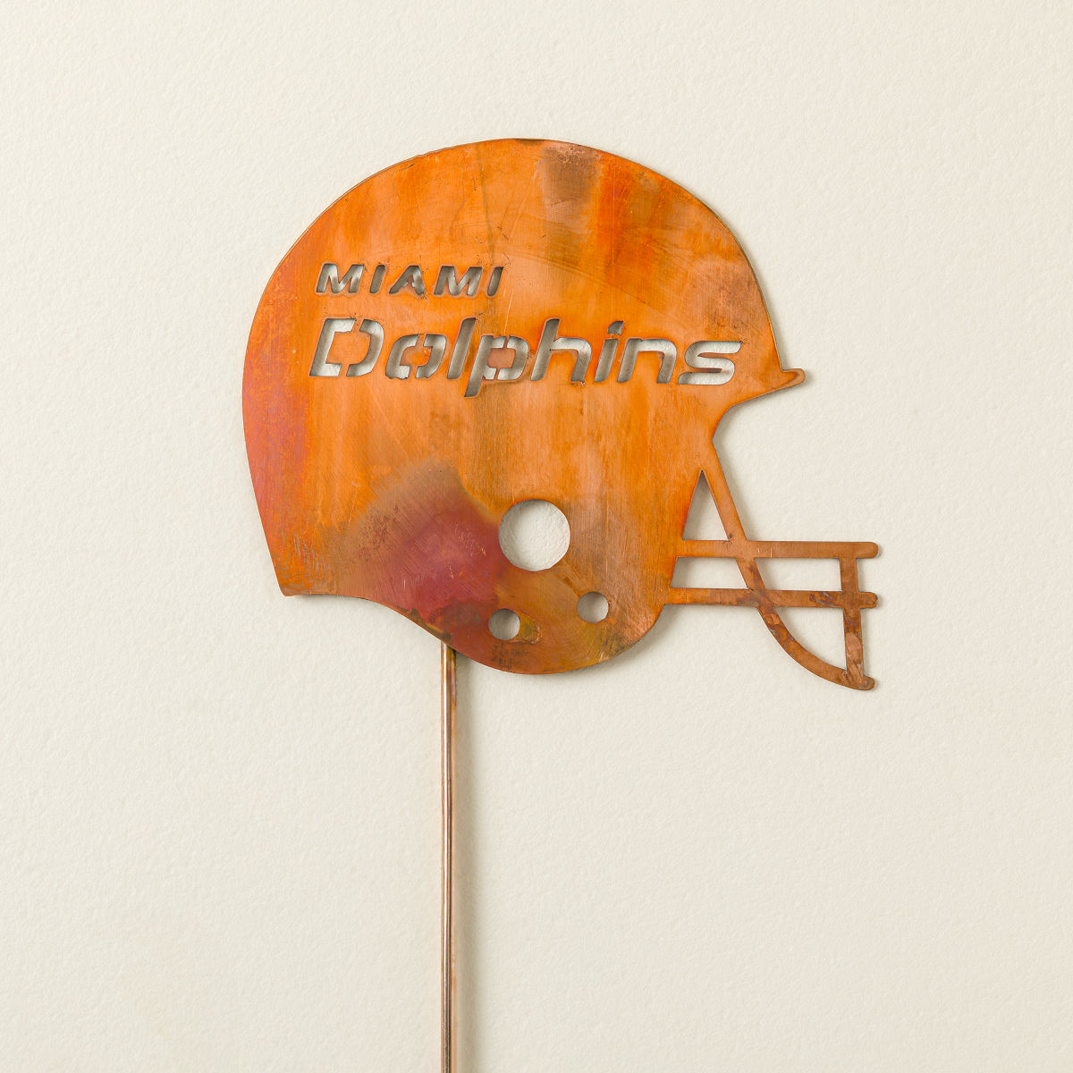 NFL Helmet Garden Stakes - Miami Dolphins