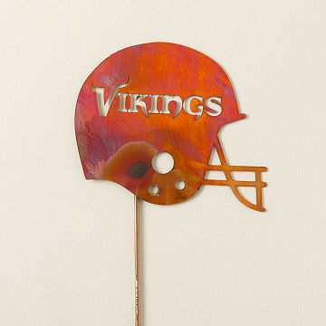 NFL Helmet Garden Stakes